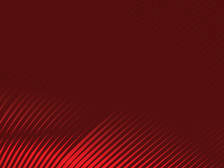 Abstract red geometric lines on red background. Modern shiny gradient red futuristic pattern. Futuristic technology concept, suitable for cover, poster, banner, flyer, website, etc.	