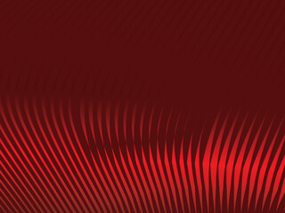 Abstract red geometric lines on red background. Modern shiny gradient red futuristic pattern. Futuristic technology concept, suitable for cover, poster, banner, flyer, website, etc.	