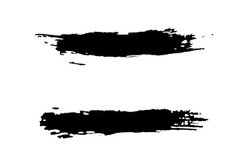 Brush the bundle stroke line on black colour