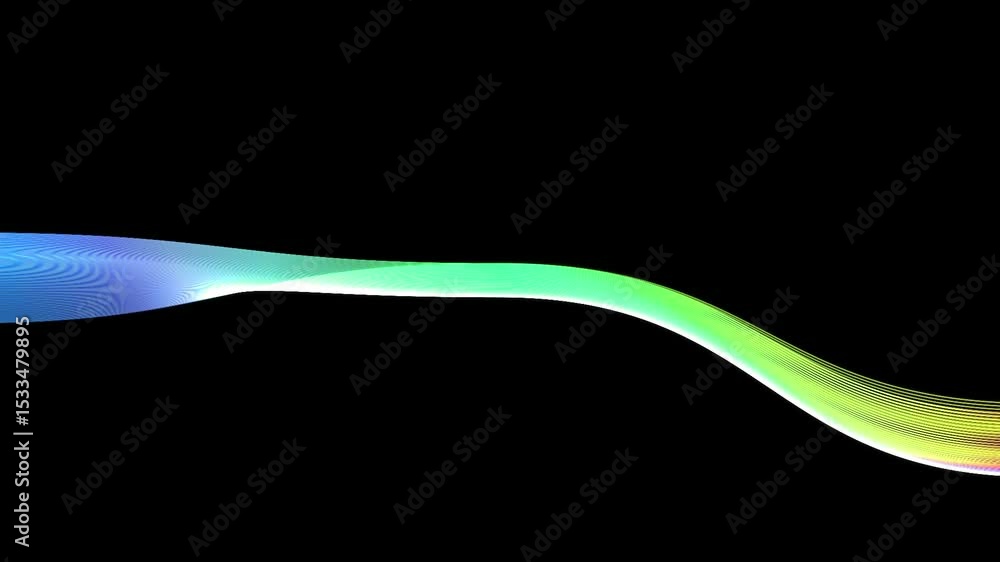 Poster gradient seamless digital wavy background with loop motion. futuristic technology background, colorf