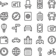 "Travel Icon Set | Vacation & Tourism Vector Symbols"

"Travel Icons Bundle | Adventure & Holiday Clipart"

"Tourism Vector Icons | Flat Travel Design Pack"

"World Travel Icon Collection | Outline St