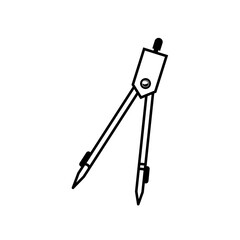 compass school supply isolated icon vector illustration design