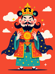  Chinese new year God of Wealth, Choy San