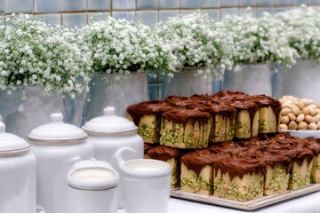 Festive treats on a table