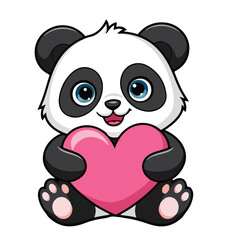 Obraz premium A Cartoon panda vector design and digital illustration