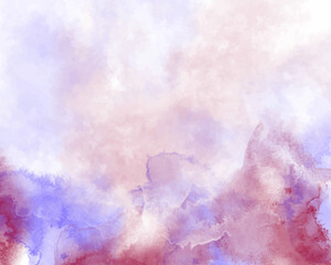 Abstract colorful watercolor for background. Digital art painting. For Watercolor wedding invitation card