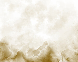 Abstract colorful watercolor for background. Digital art painting. For Watercolor wedding invitation card