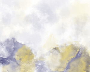 Abstract colorful watercolor for background. Digital art painting. For Watercolor wedding invitation card