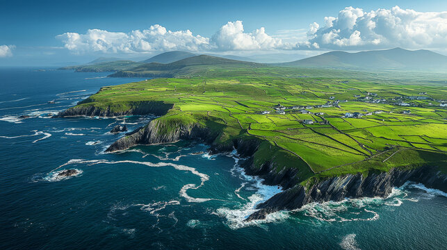 Dingle Peninsula showcases rugged beauty of stormy seas charming villages and captivating Irish landscapes