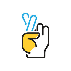 Multi color icon for lucky