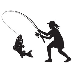 Premium Vintage Fisherman Vector Illustration with Intricate Black & White Detailing – Ideal for Authentic Outdoor, Fishing, and Nature-Themed Creative Projects . Thank You. 