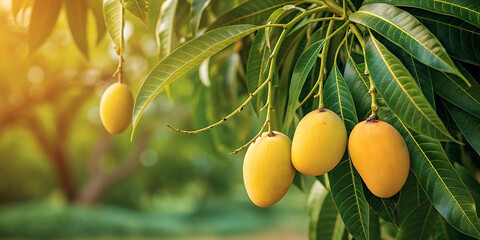 yellow mango plant