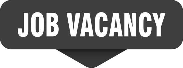 job vacancy sticker. job vacancy sign on transparent background