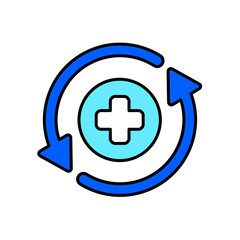 Icon a recover, isolated against a clean background.