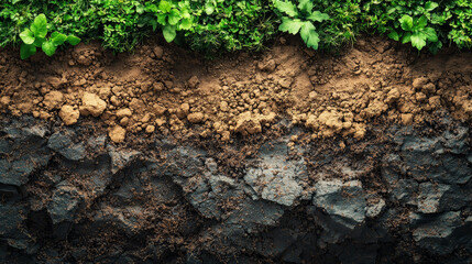 Functions as a natural and intricate backdrop honoring uncomplicated yet vital attractiveness of soil as foundation for life's functions