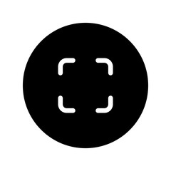 fullscreen line circular icon