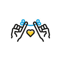 Multi color icon for promise