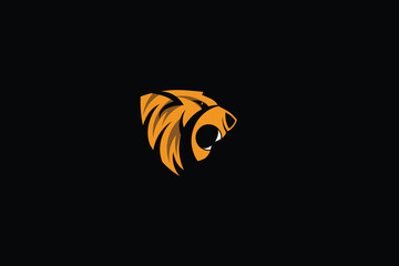 Tiger head mascot logo design