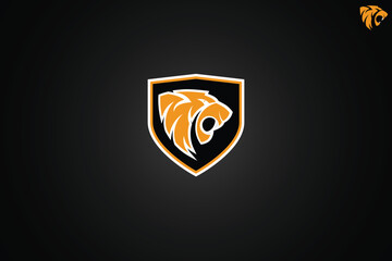 Tiger head mascot logo design
