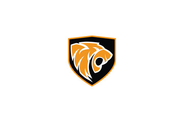 Tiger head mascot logo design