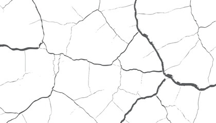 Abstract grunge cracks texture in grayscale pattern surface design for background and graphic asset use