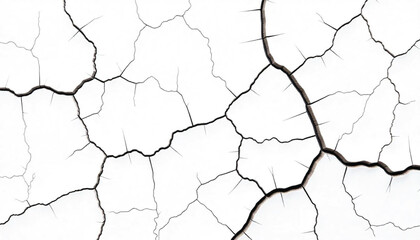 Abstract background of white paint showing detailed cracks and imperfections perfect for texture and design elements