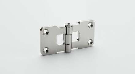 Stainless steel hinge detail