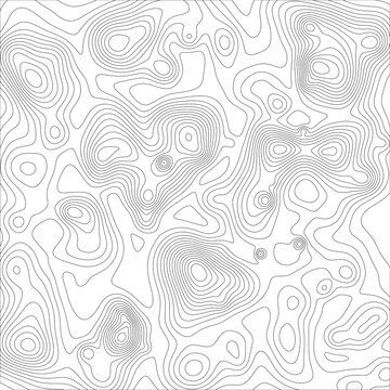 Trac&eacute; vectoriel d&rsquo;isohypses, motif topographique moderne pour arri&egrave;re-plan