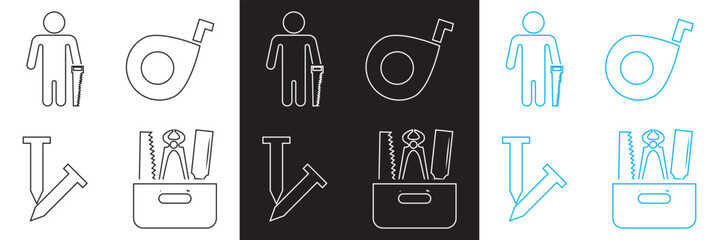 Carpenter vector icon. Vector for websites, mobile interfaces, presentations, banner, visual branding etc. Vector illustration. isolated on white and black background. EPS 10