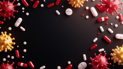 A set of educational posters explaining antibiotic resistance