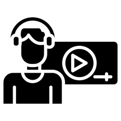 course creator glyph icon