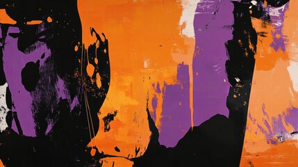 Abstract Paint Splashes