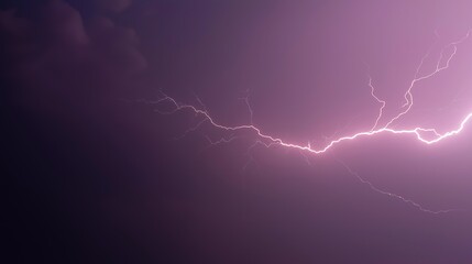 Dark Purple Sky Lightning Background, Professional High-Resolution Shot, Cinematic Atmosphere, Clean Composition Natural Phenomenon