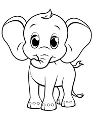 Fototapeta premium Coloring pages for kids