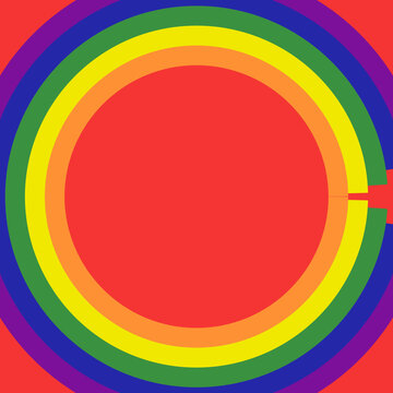 Pride Rainbow Minimal Circle Square Transitions 1 MOGRT 426