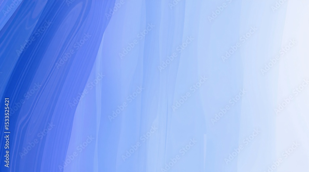 Poster abstract blue gradient background soft waves design