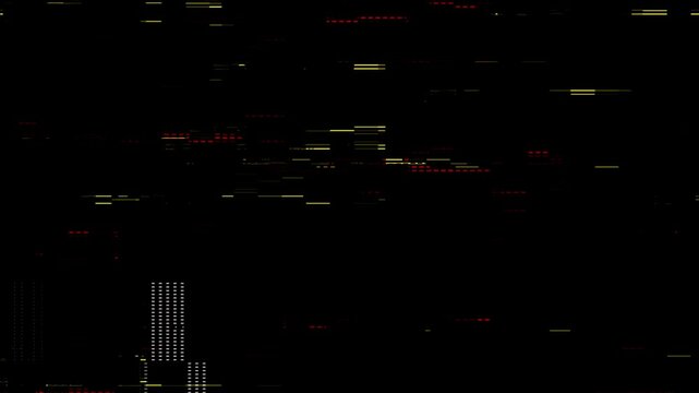 Digital Glitch Overlay Animation