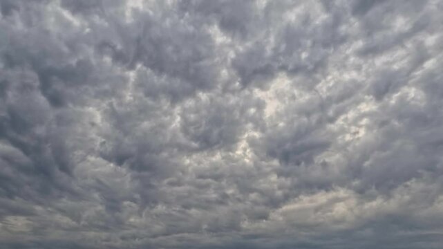 sky timelapse of nebulosity - twilight backdrop with clouds