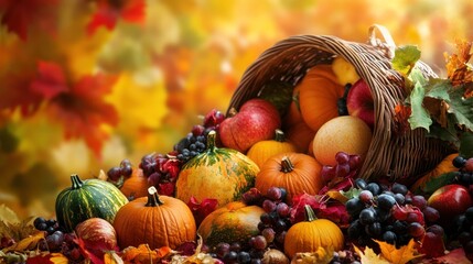 Autumn harvest cornucopia (1)