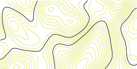 Fototapeta premium Abstract topo contour map on white background, Topographic map, Topographic contour lines map seamless pattern. Geographic mountain relief diagram line wave carve pattern