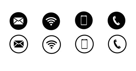 Communication Icons for Website and App
