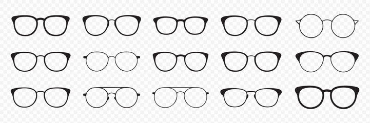 Eyeglasses Sunglasses Fashion Frames Collection Vector