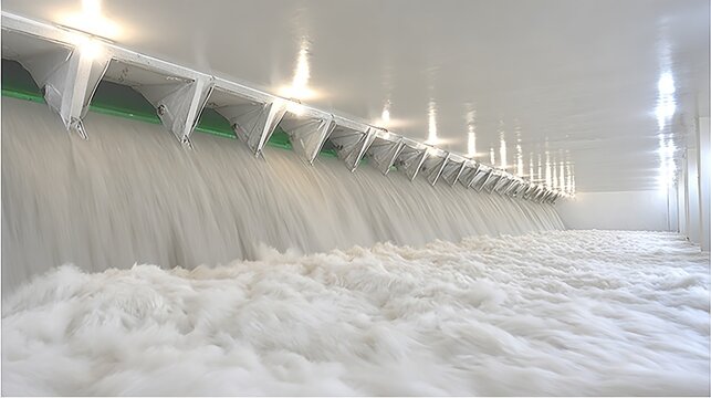 Industrial water surge - Powered by Adobe