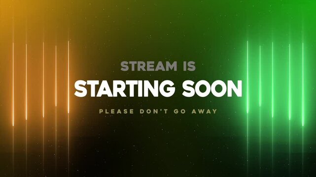 Live Streaming Starting Soon One Minute Countdown Animation
