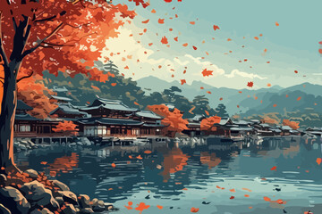 Peaceful Fall Days in the Japanese Countryside