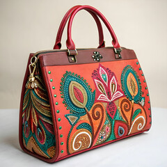 "A Stylish, Elegant, and Beautiful Bag Captured Perfectly Showcasing Modern Design, Rich Colors, Fine Texture, and Timeless Fashion Appeal"