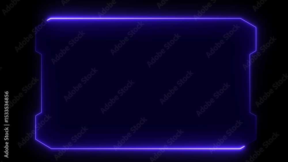 Aufkleber holographic screen frame hud ui gui future futuristic screen system virtual design background. hi-te