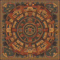 Naklejka premium Seamless tile patterns combining cultural, modern, and botanical inspirations for commercial vector.