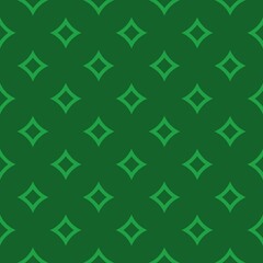 Fototapeta premium Green seamless pattern, quadrangles, smooth lines, square