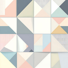 Seamless tile patterns combining cultural, modern, and botanical inspirations for commercial vector.